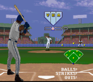 Screenshot Thumbnail / Media File 1 for Frank Thomas Big Hurt Baseball (Europe)