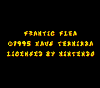 Screenshot Thumbnail / Media File 1 for Frantic Flea (Europe) (Beta)