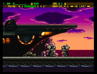 Screenshot Thumbnail / Media File 1 for Front Mission Series - Gun Hazard (Japan)