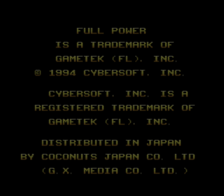 Screenshot Thumbnail / Media File 1 for Full Power (Japan)