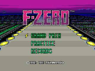 Screenshot Thumbnail / Media File 1 for F-Zero (Europe)