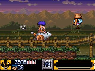 Screenshot Thumbnail / Media File 1 for Ganbare Goemon 2 - Kiteretsu Shougun Magginesu (Japan)