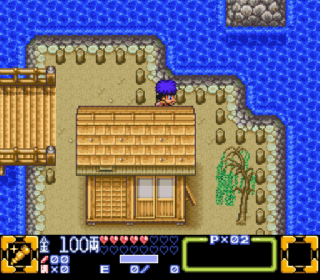 Screenshot Thumbnail / Media File 1 for Ganbare Goemon 3 - Shishi Juuroku Hyoue no Karakuri Manjigatame (Japan)
