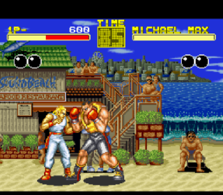 Screenshot Thumbnail / Media File 1 for Garou Densetsu - Shukumei no Tatakai (Japan) (Rev A)