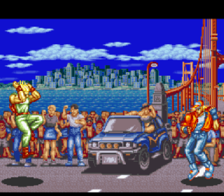 Screenshot Thumbnail / Media File 1 for Garou Densetsu - Shukumei no Tatakai (Japan)