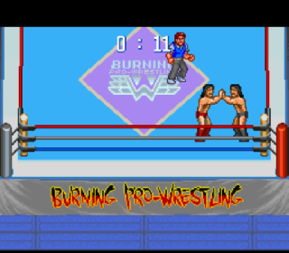 Screenshot Thumbnail / Media File 1 for Gekitou Burning Pro Wrestling (Japan)