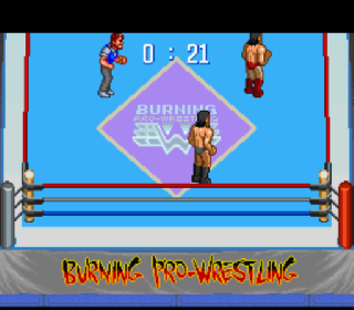Screenshot Thumbnail / Media File 1 for Gekitou Burning Pro Wrestling (Japan)