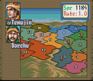 Screenshot Thumbnail / Media File 1 for Genghis Khan II - Clan of the Gray Wolf (USA)