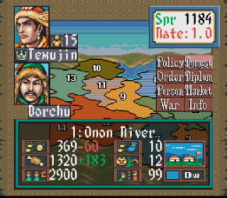 Screenshot Thumbnail / Media File 1 for Genghis Khan II - Clan of the Gray Wolf (USA)