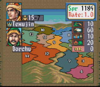 Screenshot Thumbnail / Media File 1 for Genghis Khan II - Clan of the Gray Wolf (USA)