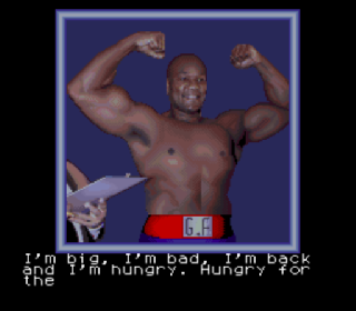 Screenshot Thumbnail / Media File 1 for George Foreman's KO Boxing (USA)