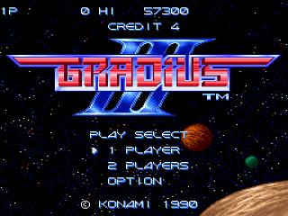 Screenshot Thumbnail / Media File 1 for Gradius III (Japan)