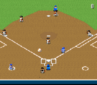 Screenshot Thumbnail / Media File 1 for Hakunetsu Pro Yakyuu '93 - Ganba League (Japan) (Beta)