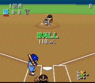 Screenshot Thumbnail / Media File 1 for Hakunetsu Pro Yakyuu '93 - Ganba League (Japan)
