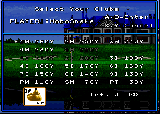 Screenshot Thumbnail / Media File 1 for HAL's Hole in One Golf (USA)