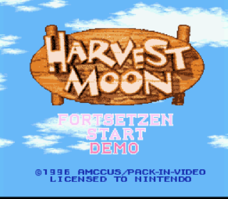 Screenshot Thumbnail / Media File 1 for Harvest Moon (Germany)