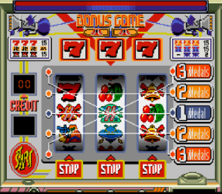 Screenshot Thumbnail / Media File 1 for Hisshou 777 Fighter III - Kokuryuu Ou no Fukkatsu (Japan)