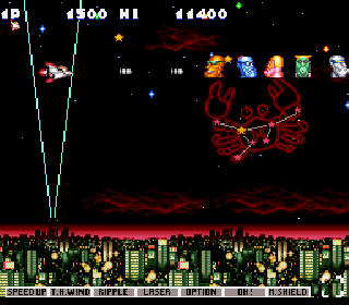 Screenshot Thumbnail / Media File 1 for Jikkyou Oshaberi Parodius (Japan)