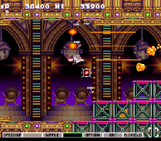 Screenshot Thumbnail / Media File 1 for Jikkyou Oshaberi Parodius (Japan)