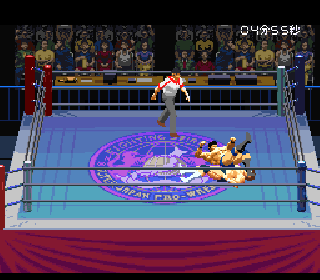 Screenshot Thumbnail / Media File 1 for Jikkyou Power Pro Wrestling '96 - Max Voltage (Japan)
