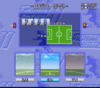 Screenshot Thumbnail / Media File 1 for Jikkyou World Soccer 2 - Fighting Eleven (Japan)