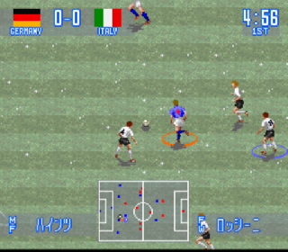 Screenshot Thumbnail / Media File 1 for Jikkyou World Soccer - Perfect Eleven (Japan) (Rev A)