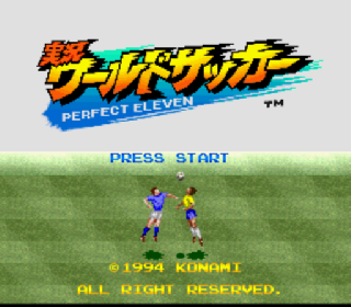 Screenshot Thumbnail / Media File 1 for Jikkyou World Soccer - Perfect Eleven (Japan)