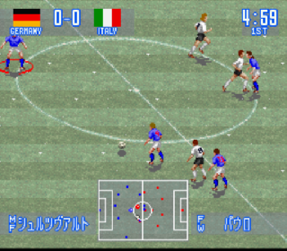 Screenshot Thumbnail / Media File 1 for Jikkyou World Soccer - Perfect Eleven (Japan)