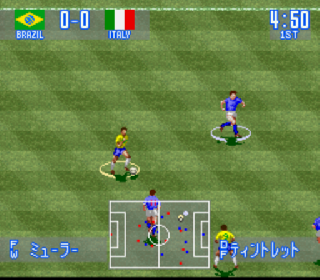 Screenshot Thumbnail / Media File 1 for Jikkyou World Soccer - Perfect Eleven (Japan)