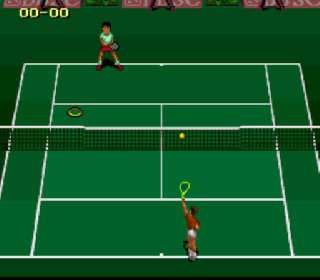 Screenshot Thumbnail / Media File 1 for Jimmy Connors Pro Tennis Tour (Europe)