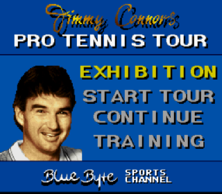 Screenshot Thumbnail / Media File 1 for Jimmy Connors Pro Tennis Tour (Japan)