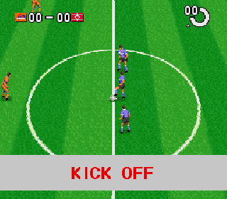 Screenshot Thumbnail / Media File 1 for J.League Super Soccer '95 - Jikkyou Stadium (Japan)