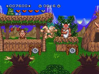 Screenshot Thumbnail / Media File 1 for Joe & Mac 2 - Lost in the Tropics (USA)