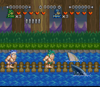 Screenshot Thumbnail / Media File 1 for Joe & Mac 3 - Lost in the Tropics (Europe) (En,Fr,De)