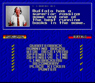 Screenshot Thumbnail / Media File 1 for John Madden Football '93 (Europe)