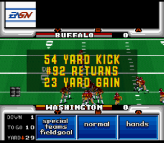 Screenshot Thumbnail / Media File 1 for John Madden Football '93 (Europe)