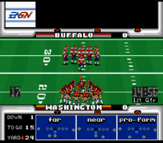 Screenshot Thumbnail / Media File 1 for John Madden Football '93 (USA) (Rev A)