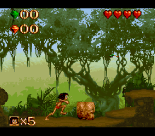 Screenshot Thumbnail / Media File 1 for Jungle Book, The (USA) (Beta)