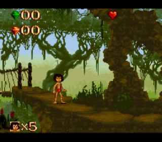 Screenshot Thumbnail / Media File 1 for Jungle Book, The (USA) (Beta)