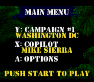 Screenshot Thumbnail / Media File 1 for Jungle Strike (Japan)