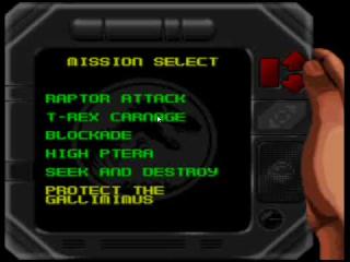 Screenshot Thumbnail / Media File 1 for Jurassic Park II - The Chaos Continues (USA) (En,Fr,De,It)