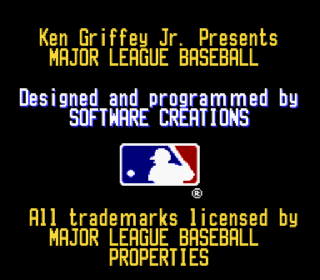 Screenshot Thumbnail / Media File 1 for Ken Griffey Jr. Presents Major League Baseball (USA)