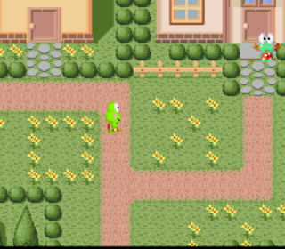 Screenshot Thumbnail / Media File 1 for Kero Kero Keroppi no Bouken Nikki - Nemureru Mori no Keroriinu (Japan)