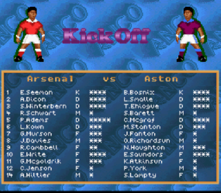 Screenshot Thumbnail / Media File 1 for Kick Off 3 - European Challenge (Europe) (En,Fr,De,Es,It)