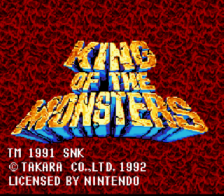 Screenshot Thumbnail / Media File 1 for King of the Monsters (Europe)