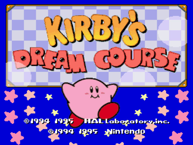 Image result for kirby's dream course