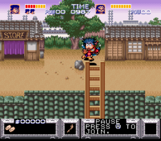 Screenshot Thumbnail / Media File 1 for Legend of the Mystical Ninja, The (Europe)