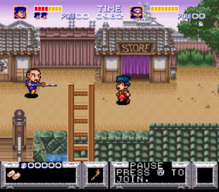 Screenshot Thumbnail / Media File 1 for Legend of the Mystical Ninja, The (Europe)