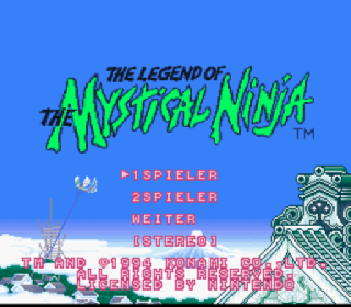 Screenshot Thumbnail / Media File 1 for Legend of the Mystical Ninja, The (Germany)