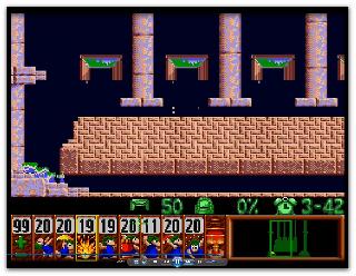 Screenshot Thumbnail / Media File 1 for Lemmings (USA)